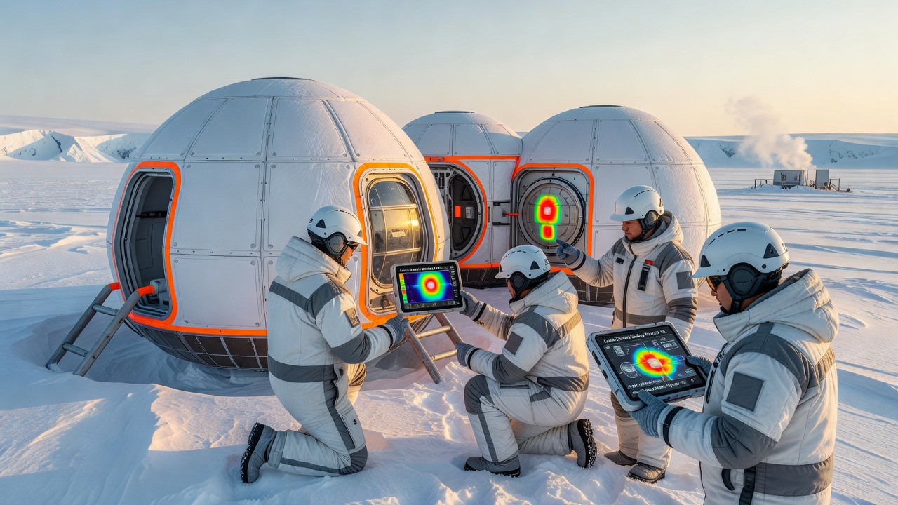 Adapting Lunar Habitat Sealing Methods for Improved Insulation in Polar Research Stations